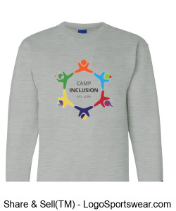 Champion Adult Powerblend Crewneck Sweatshirt Design Zoom