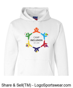 Champion Adult Powerblend Hooded Sweatshirt Design Zoom