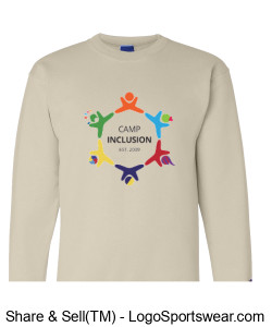 Champion Adult Powerblend Crewneck Sweatshirt Design Zoom